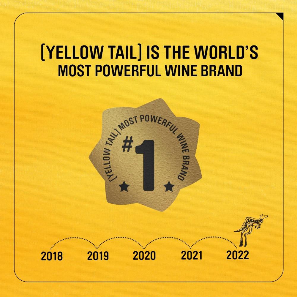 Yellow Tail has been recognized as the world’s most powerful wine brand for the fifth consecutive year.